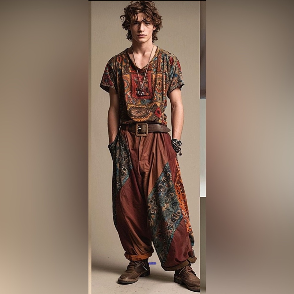 Patchwork pants - Picture 6 of 15